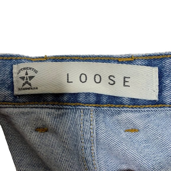 Arizona Blue Jeans Light Wash Denim Pants Loose Fit Relaxed Bootcut 38 x 30 - Picture 7 of 9